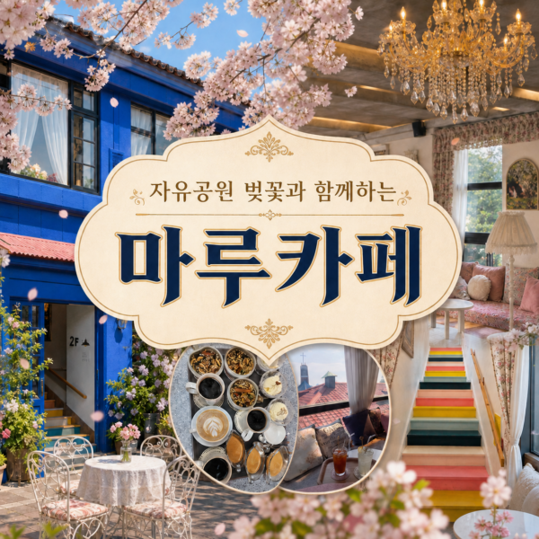 신포동 카페 자유공원 길, 레트로 감성 1988 응답하라 바로 이곳!